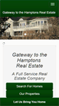 Mobile Screenshot of gatewaytothehamptons.com